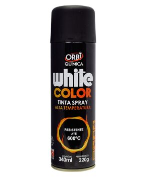 TINTA SPRAY ALTA TEMPERATURA PRETO FOSCO  ORBI QUI