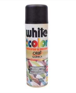 TINTA SPRAY PRETO FOSCO ORBI QUIMICA 340ML