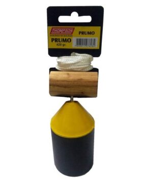 PRUMO PEDREIRO PLAST. AMARELO/PT 420G