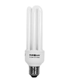 LAMPADA OUROLUX COMPACTA 3U 15W/127V